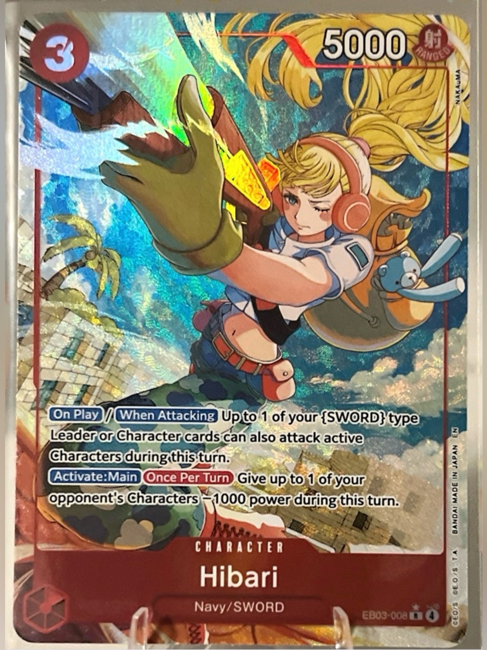 One Piece TCG: Heroines Edition - HIBARI EB03 - 008 NM